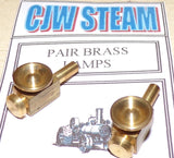 Aftermarket Pair Of Small Dummy Brass  Lamps by CJW Steam