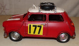 Large Freelance Static Display Model Racing Rally Car Mini Cooper Style