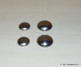 Set of 4 Domed Hub Caps Ideal For Mamod Steam Traction Engine & Roller Axles