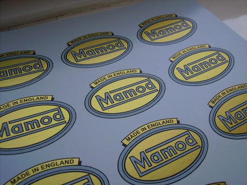 Waterslide Blue Oval Mamod Decal 1946 - 53