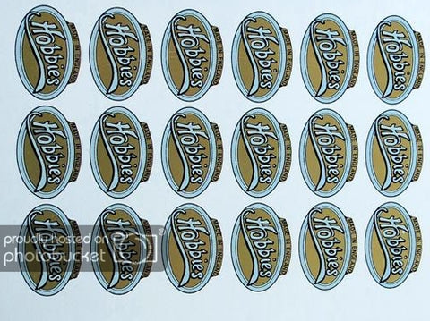Waterslide Vintage Hobbies Steam Engine Oval Decal